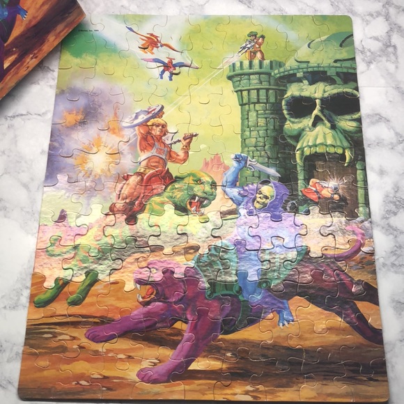 VTG Lot He-Man Masters of The Universe 100pc Puzzles - Picture 12 of 16